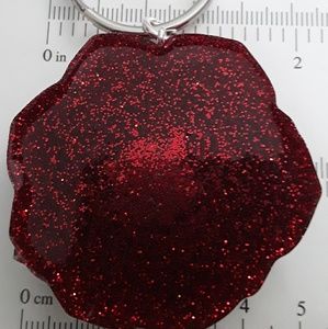 Jewelry - Red resin keychain Jewelry - Red resin keychain